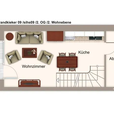 Apartmán Hus Strandkieker Hus Strandkieker 09